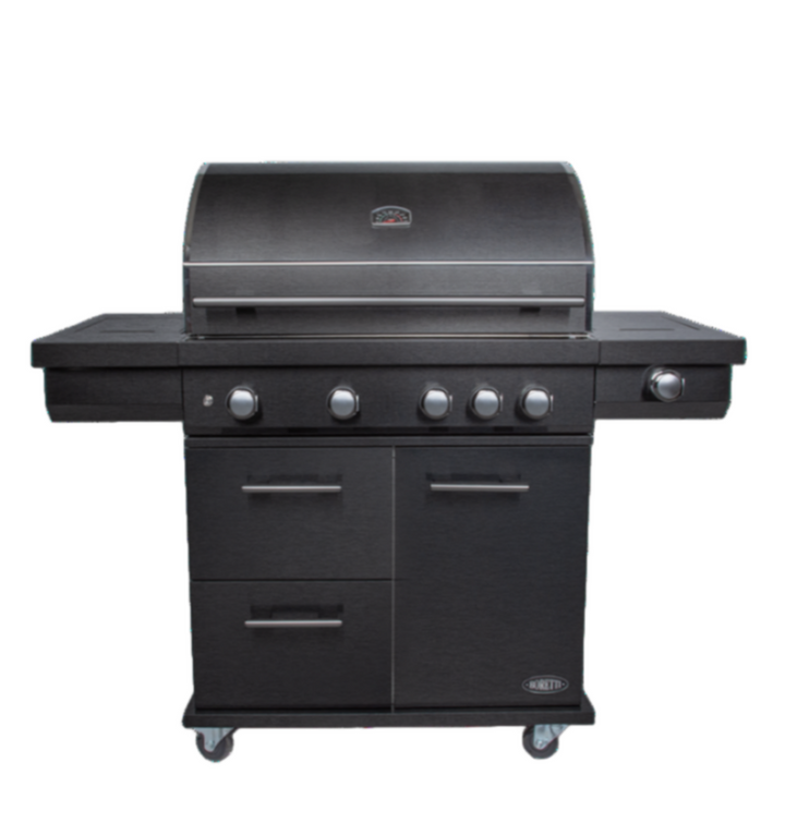 Barbecue à gaz Boretti Imperatore Nero 4B
