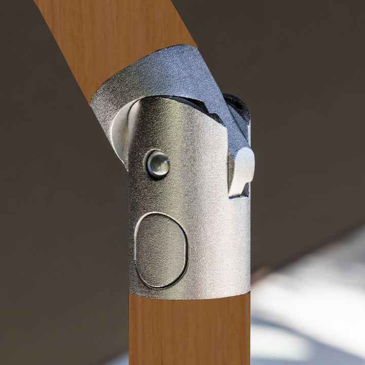 Malibu middenstam Ø300 teak / speckle