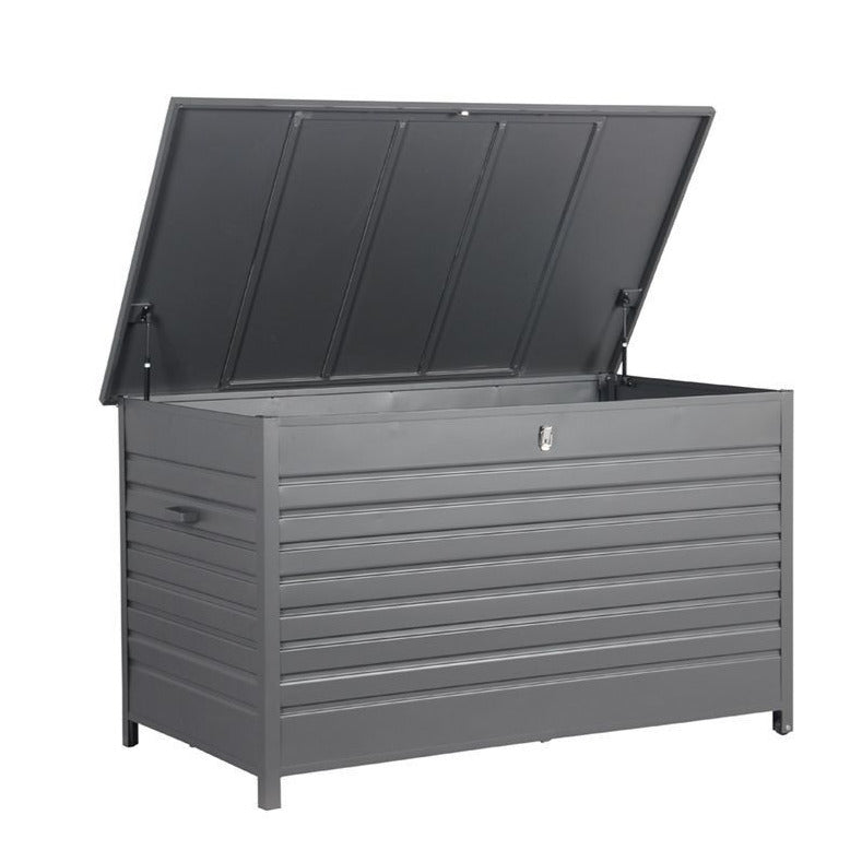 Kussenbox aluminium antracite B 170 x D 97 x H 97 cm