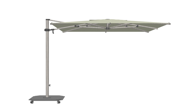 Jardinico Caractère zweefparasols JCP.301 300x300 met parasolvoet en beschermhoes