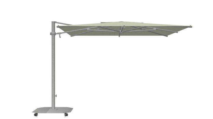 Jardinico Caractère zweefparasols JCP.301 300x300 met parasolvoet en beschermhoes