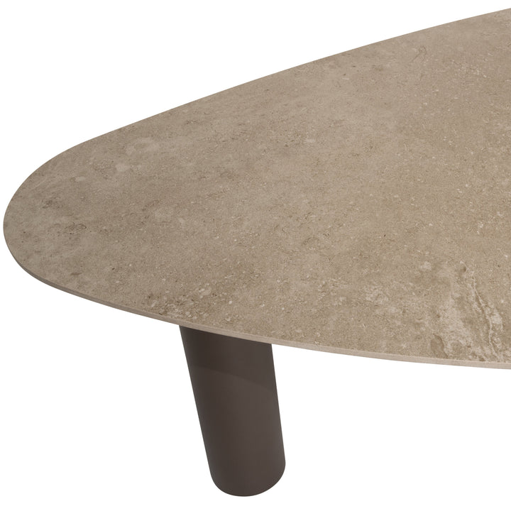 Arizona organische tuintafel met keramisch tafelblad 240x120cm