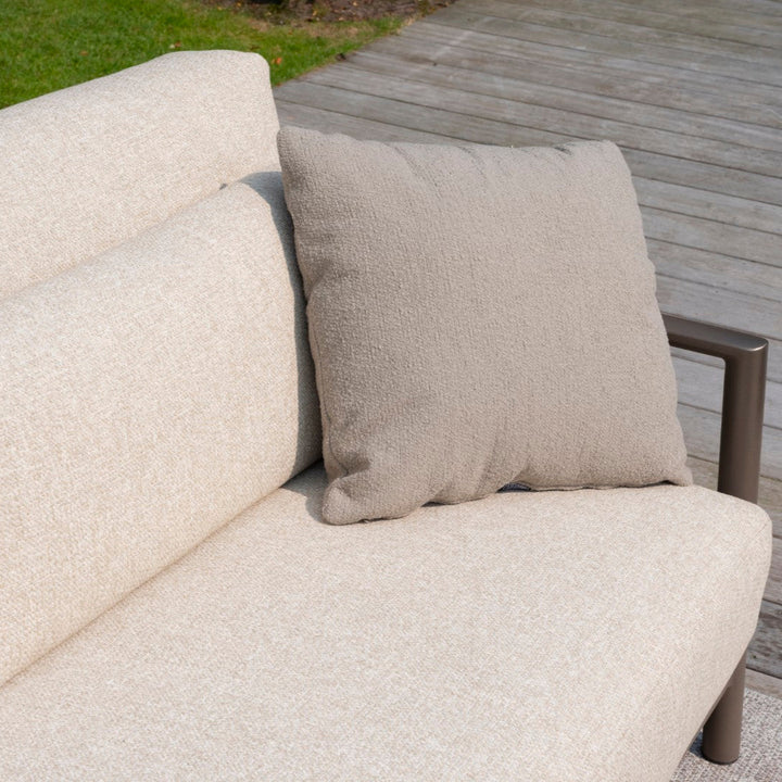 Capresi loungeset in terre aluminium en all-weather kussens