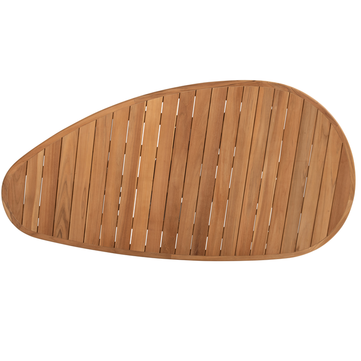 Corsica organische tuintafel in teak 240x130cm