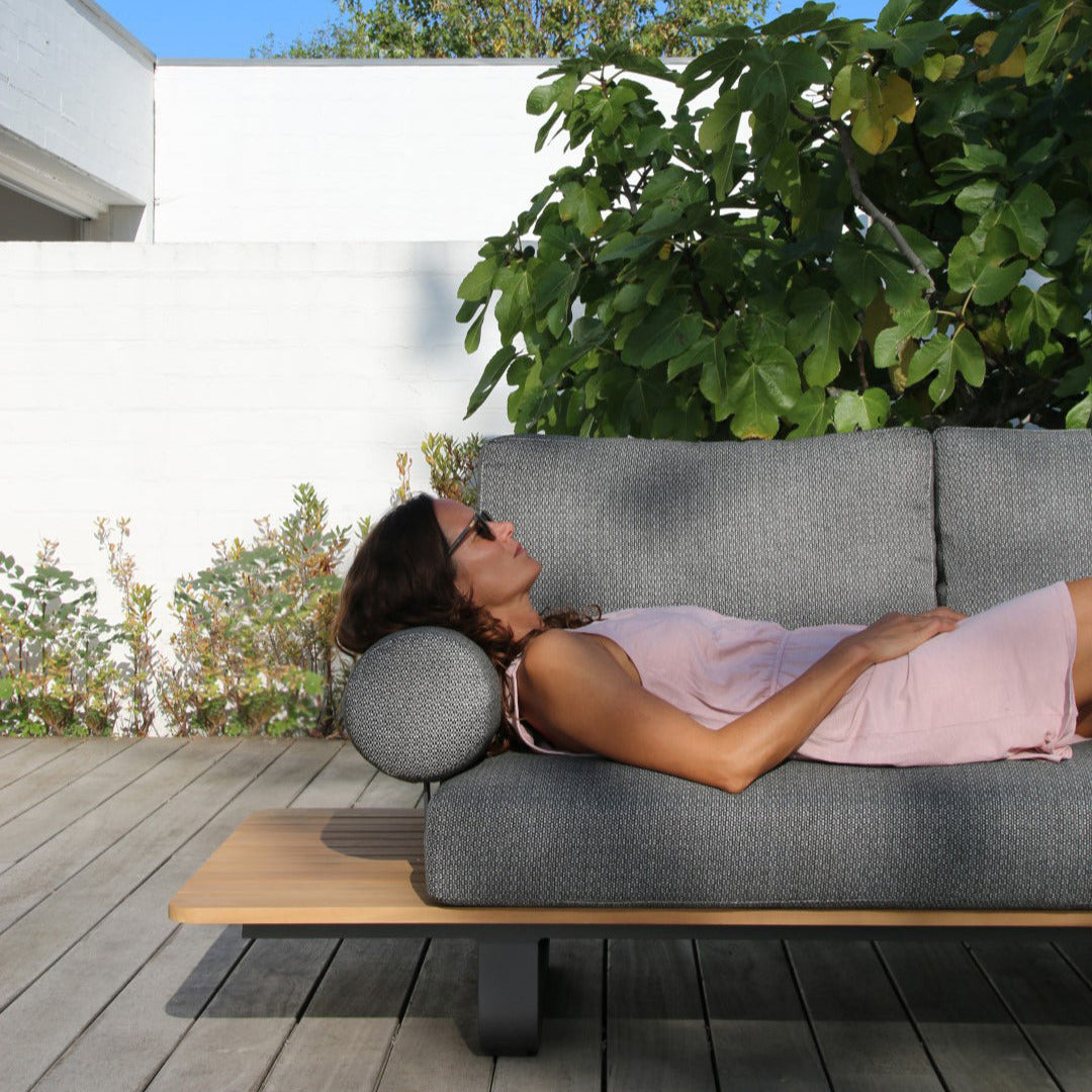 Miami loungeset charcoal mat