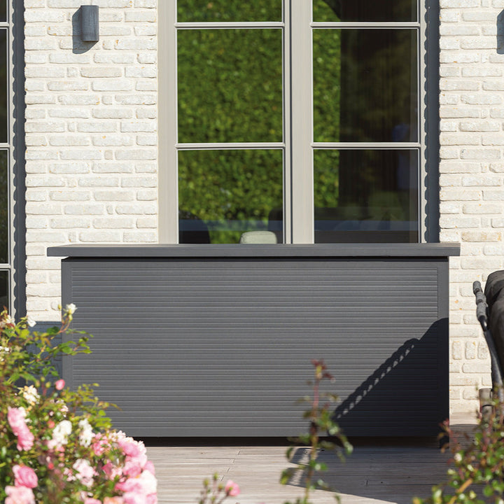 Roma cushion box alu charcoal L 170 x W 88 x H 85cm