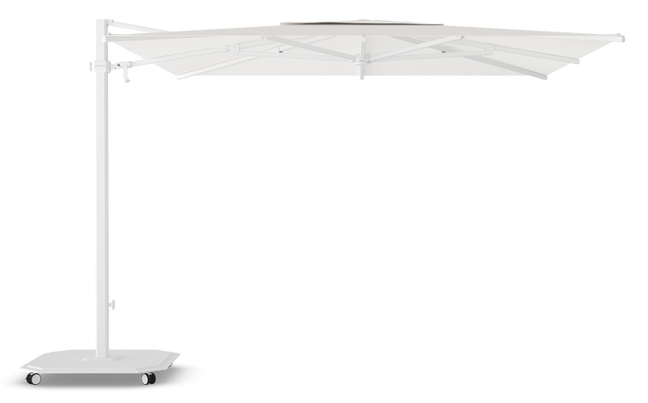 Jardinico Caractère zweefparasols JCP.301 300x300 met parasolvoet en beschermhoes