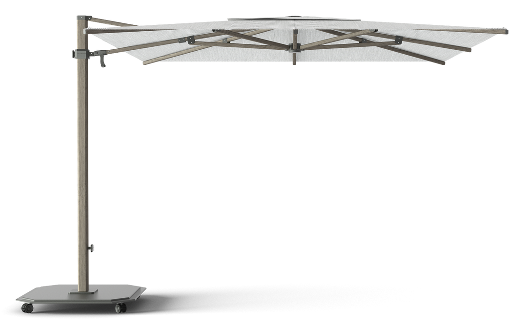 Jardinico Caractère zweefparasols JCP.301 300x300 met parasolvoet en beschermhoes