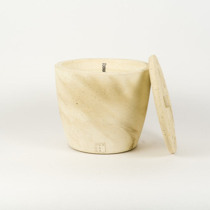 Urban Outdoor kaars Large Ecru + deksel