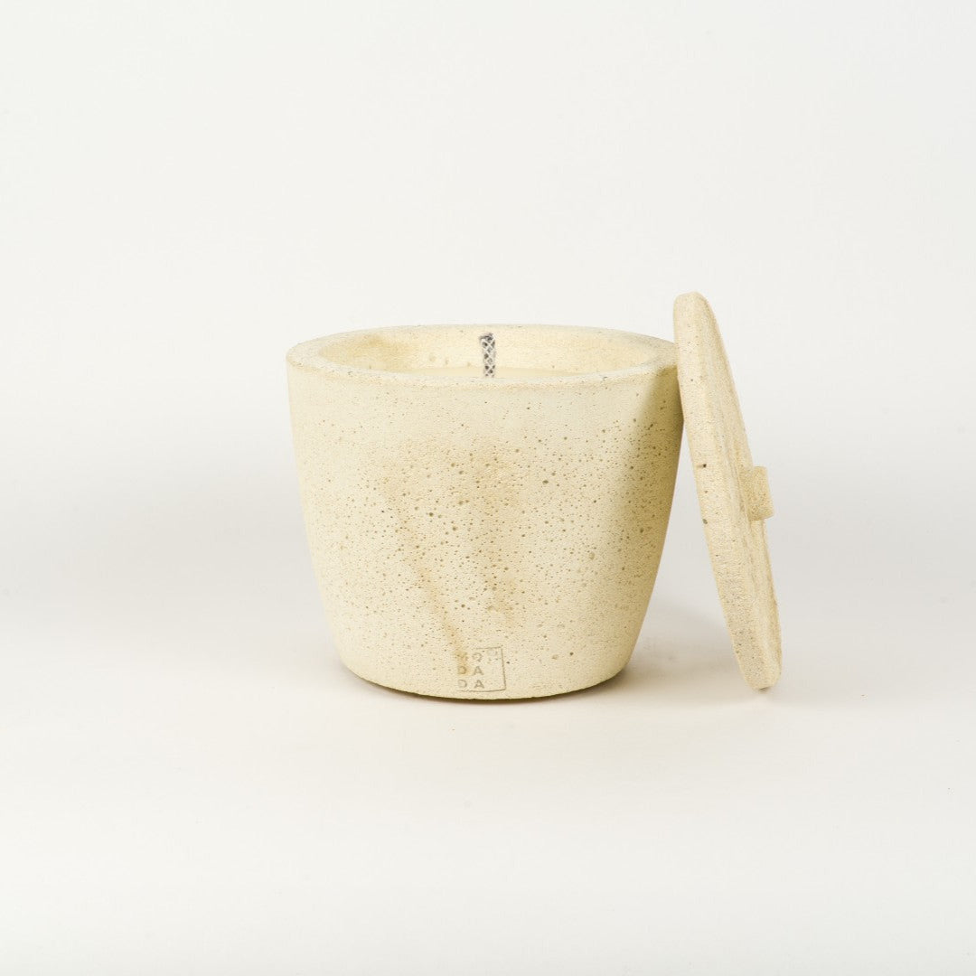 Urban Outdoor kaars Medium Ecru + deksel