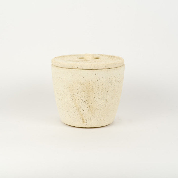 Urban Outdoor kaars Medium Ecru + deksel