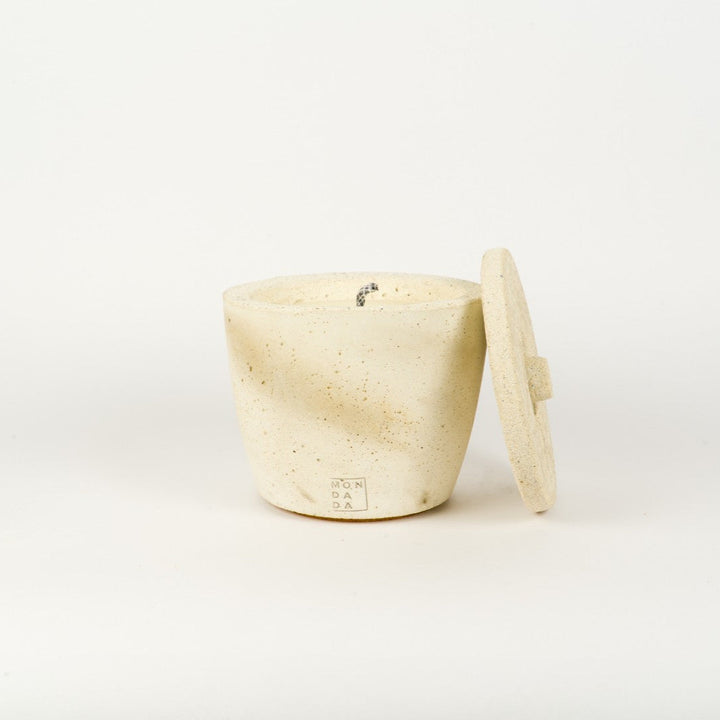 Urban Outdoor kaars Small Ecru + deksel