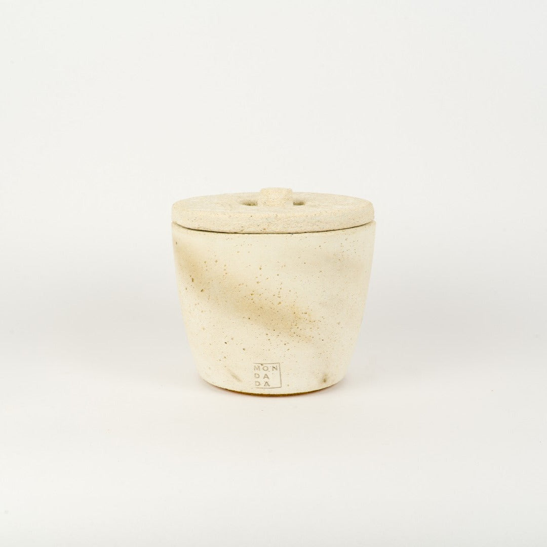 Urban Outdoor kaars Small Ecru + deksel