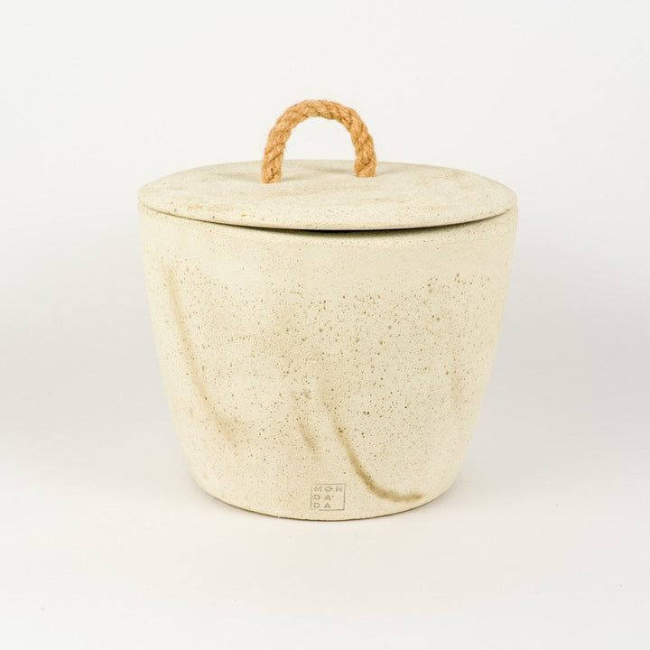 Urban Outdoor kaars XL Ecru + deksel