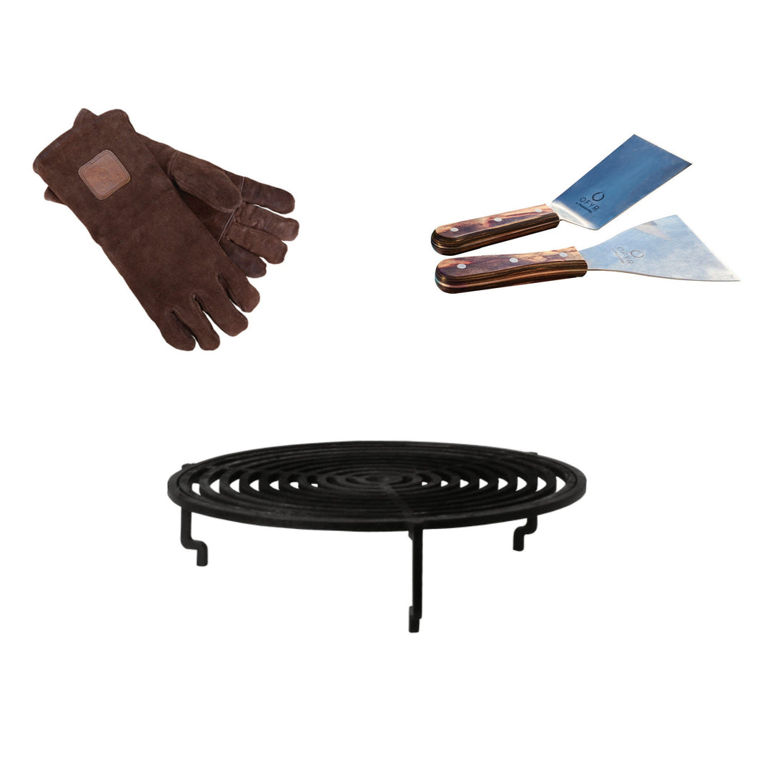 Ofyr anniversary box 85 grill + spatula set + handschoenen