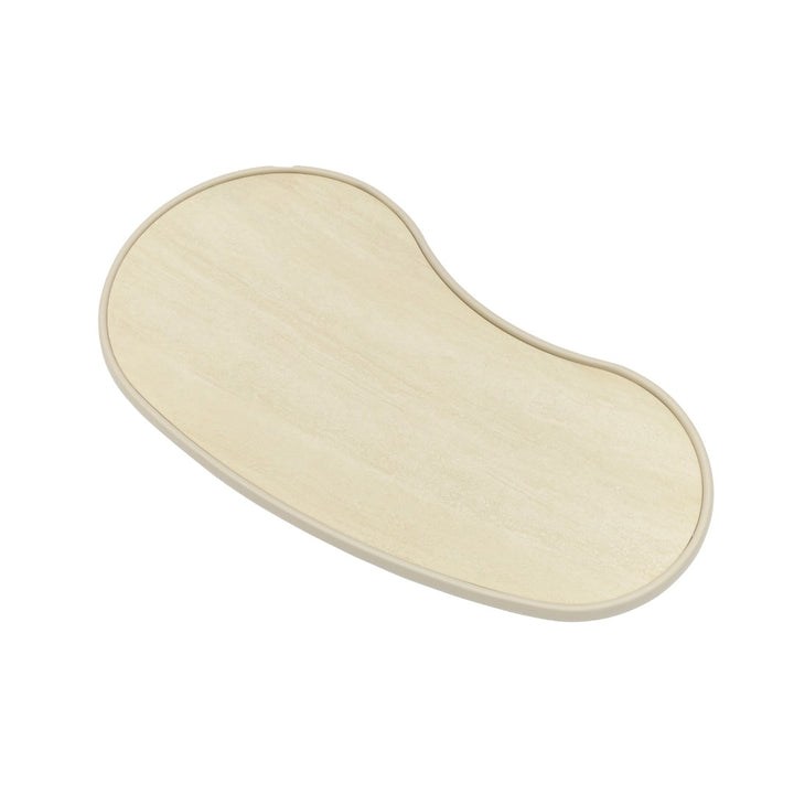 Breeze organische loungeset in beige aluminium en all-weather kussens rechts