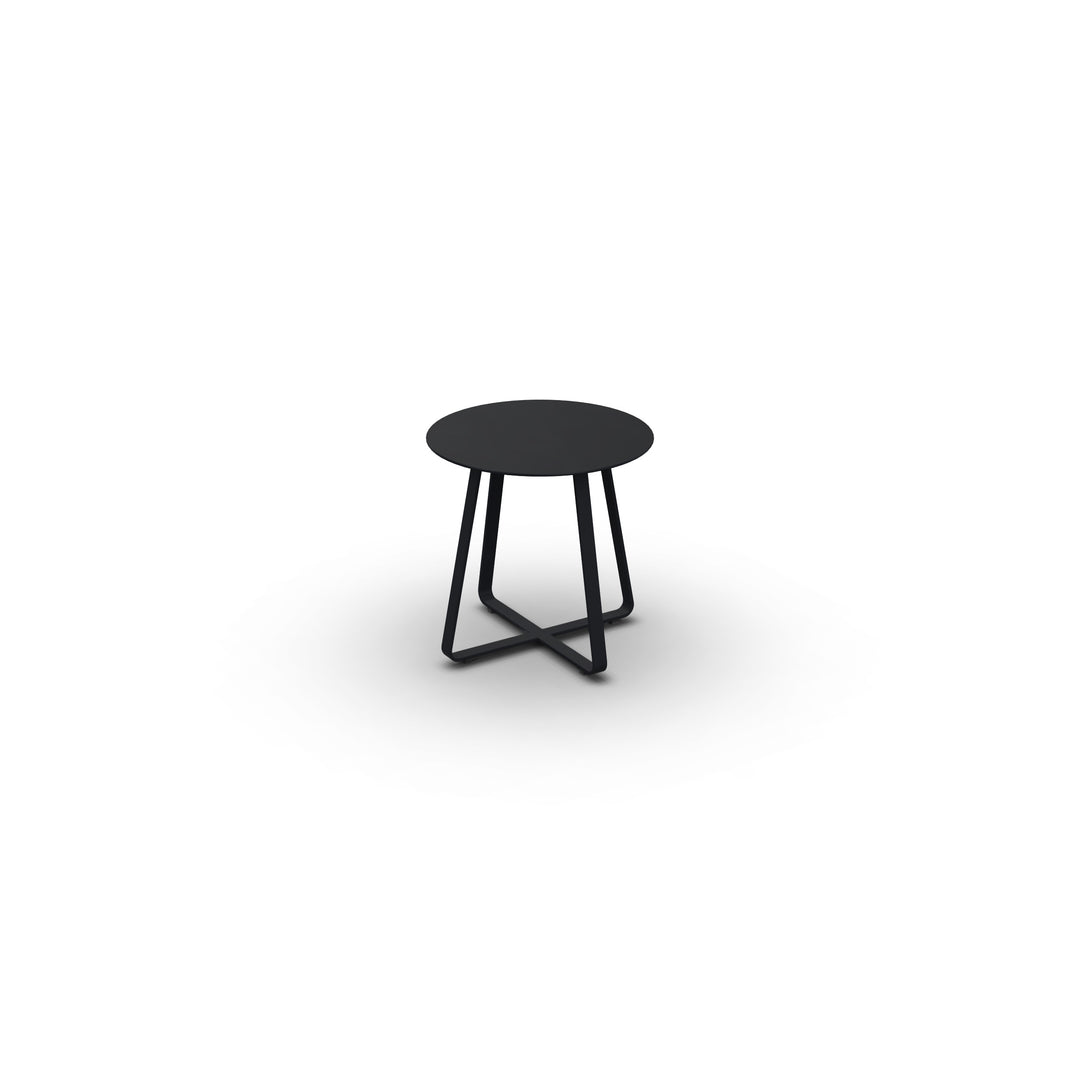 Elko coffee table in zwart aluminum Ø 45cm