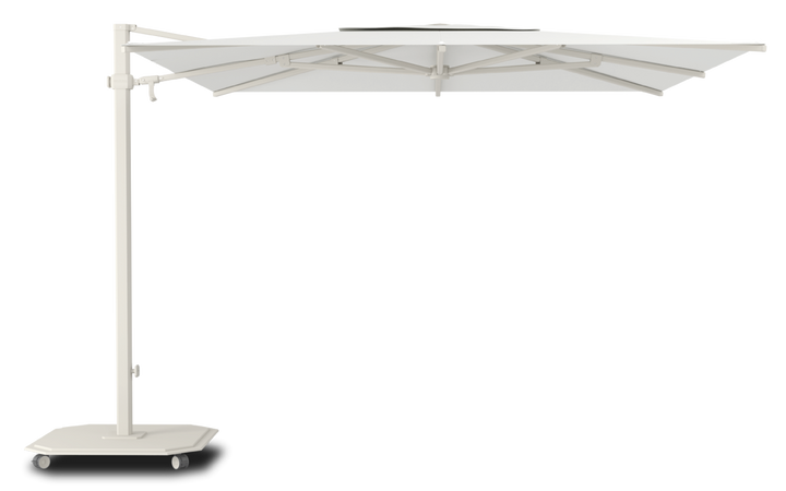 Jardinico Caractère zweefparasols JCP.301 300x300 met parasolvoet en beschermhoes