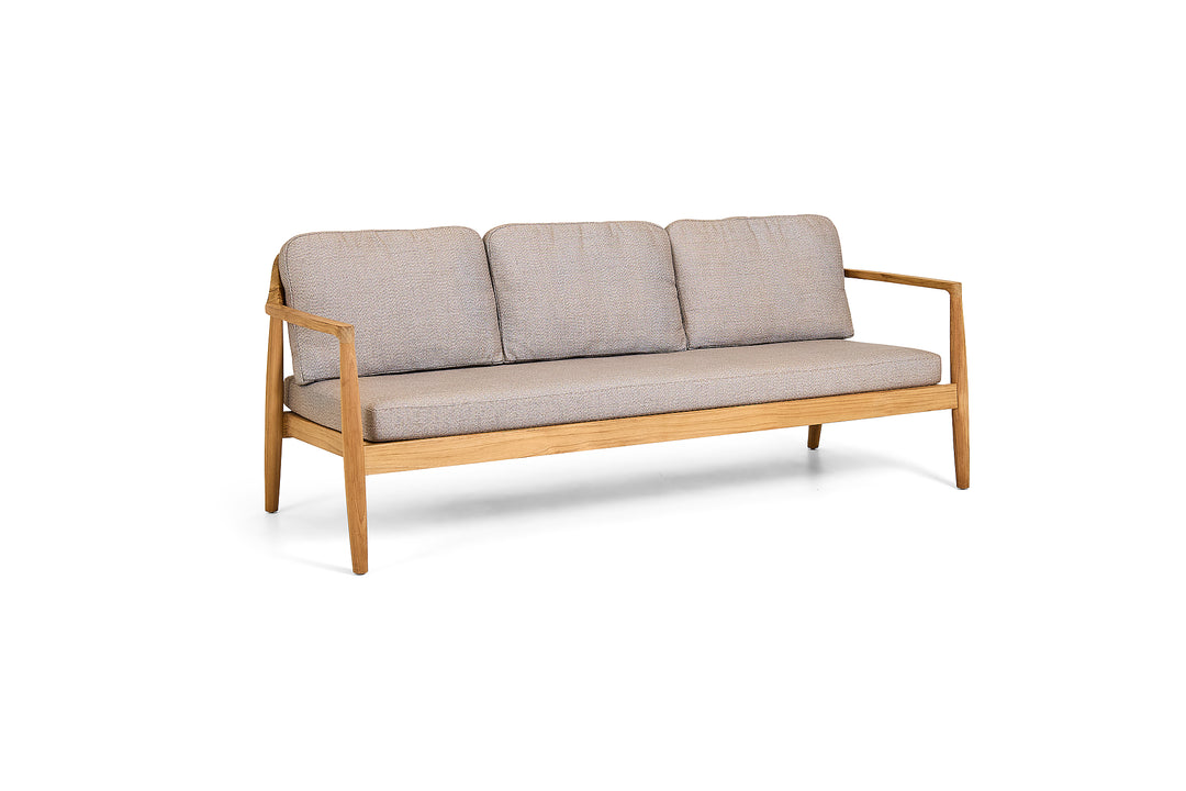Tofino 3-zit loungebank in teak