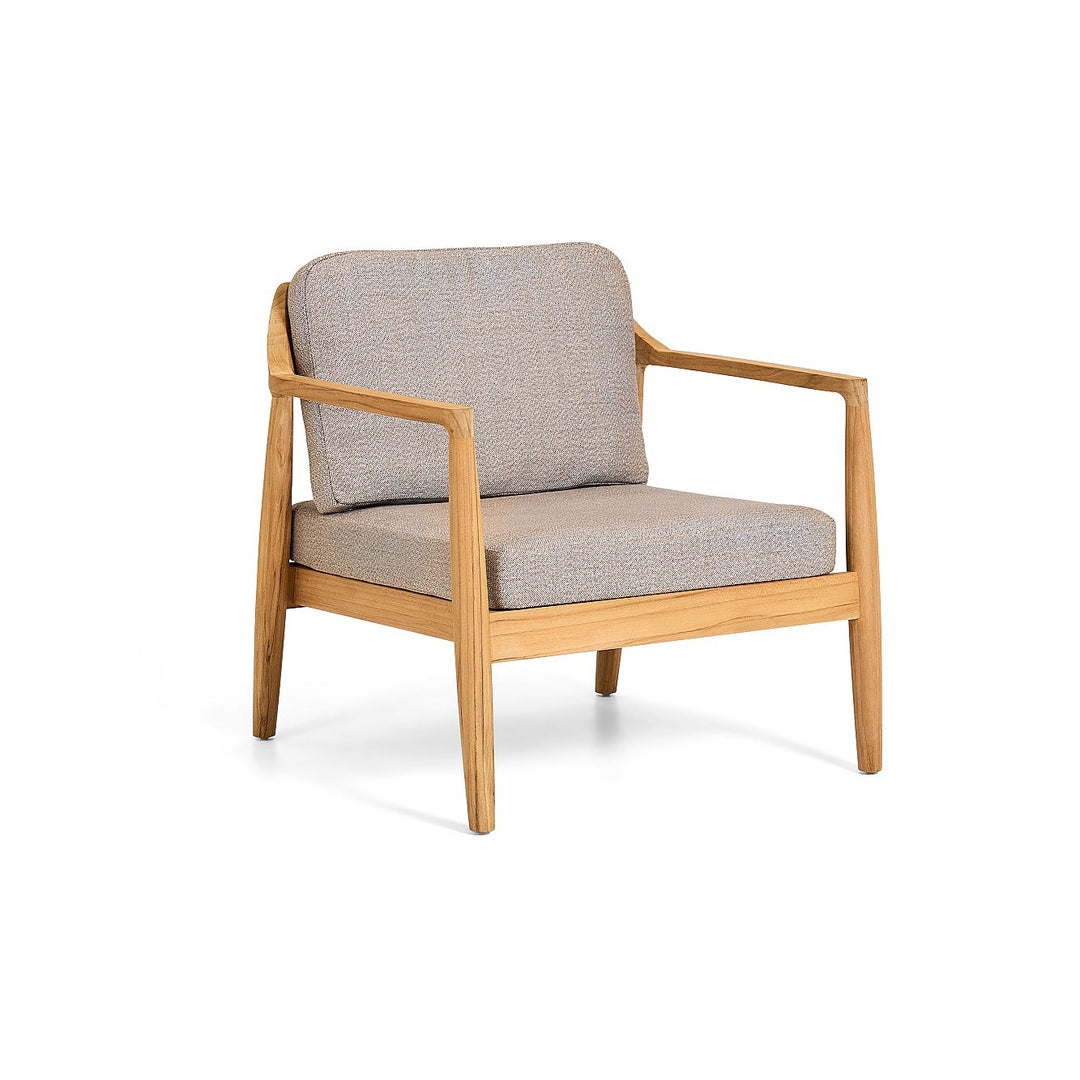 Tofino 1-zit loungezetel in teak