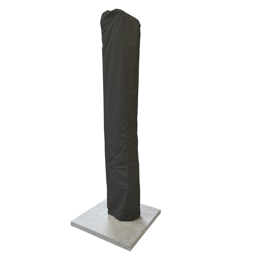 Parasolhoes voor monaco en marbella parasol 258x50 cm zwart