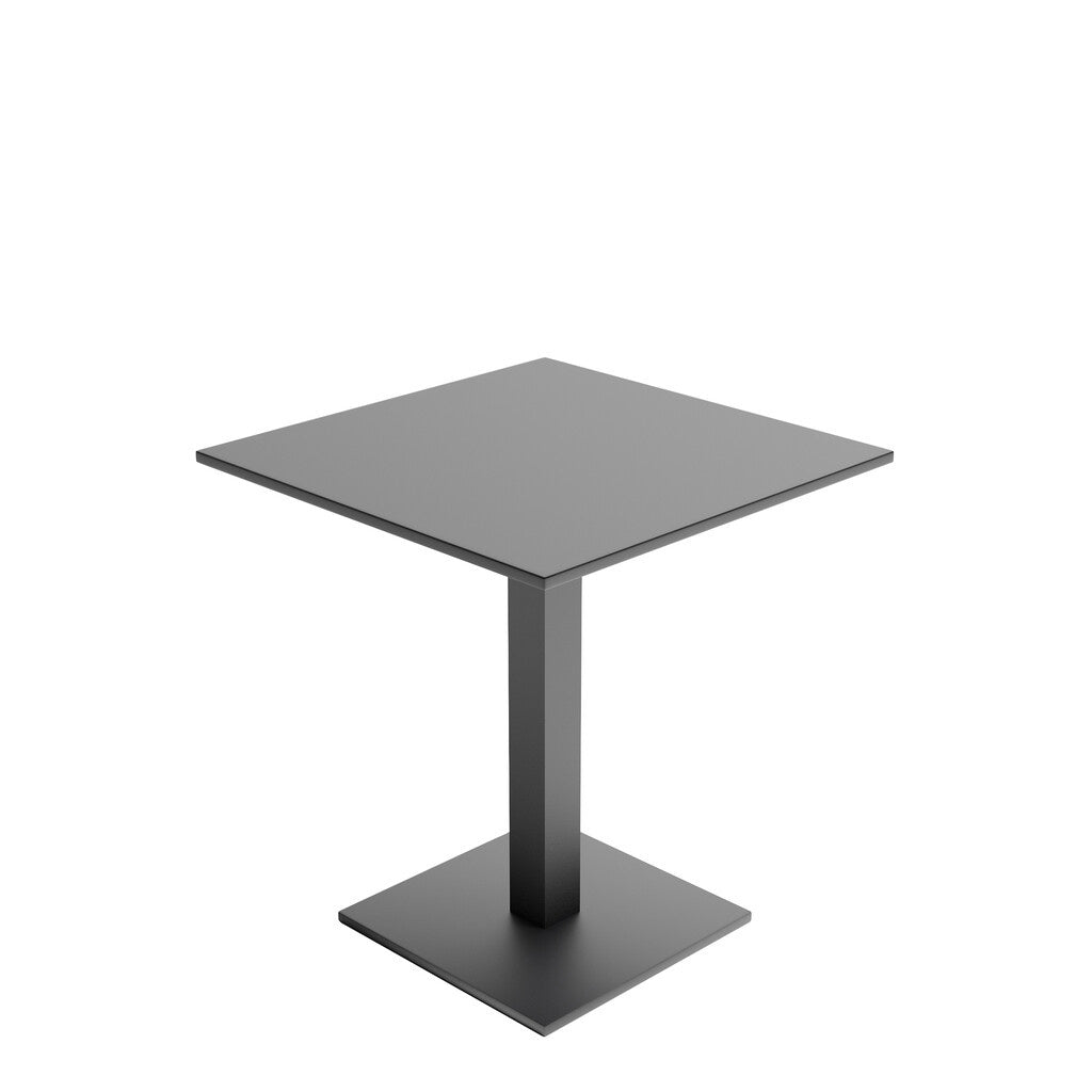 Parana bistro tafel in antracite aluminium 70x70cm