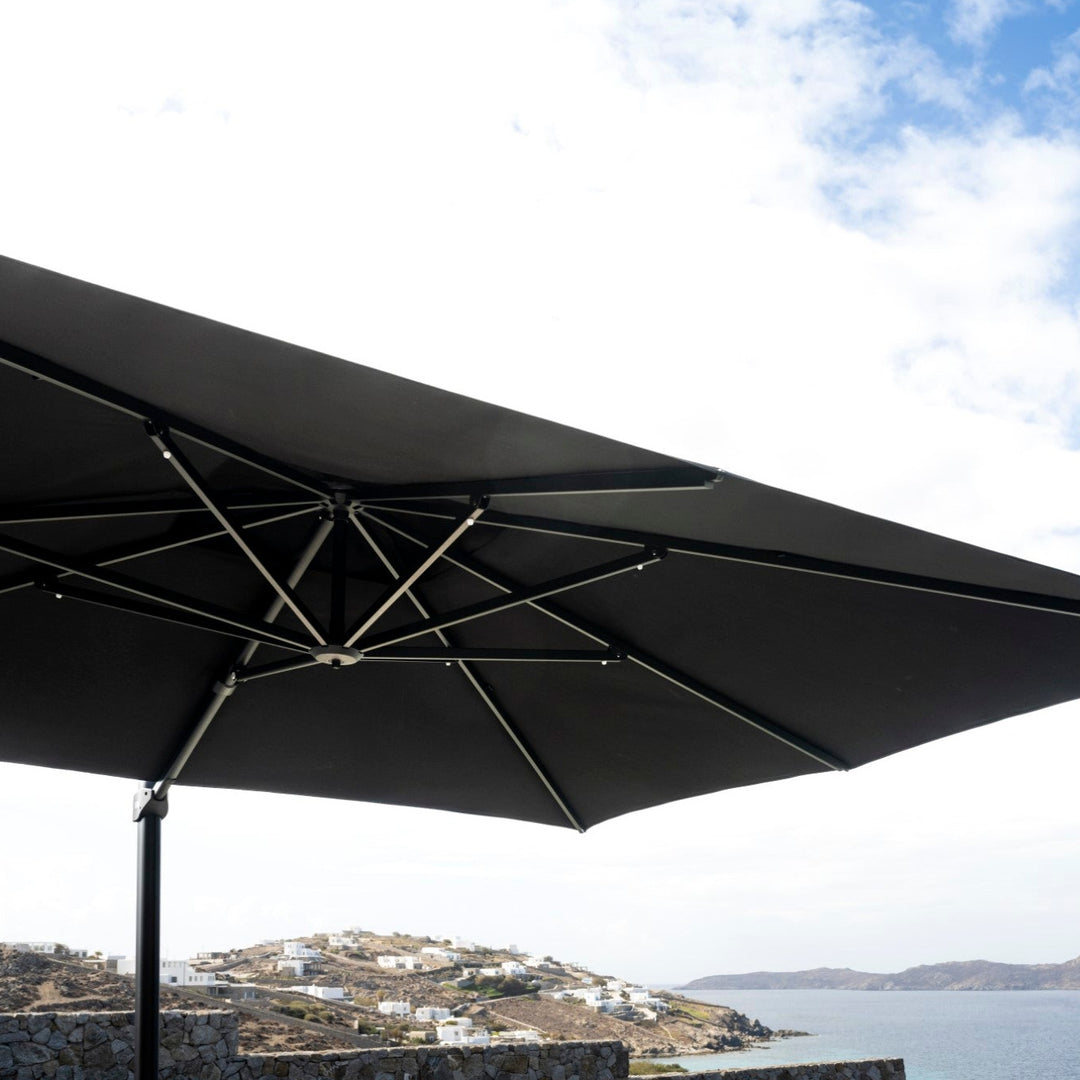 Lima luxury cantilever parasol 400x400cm