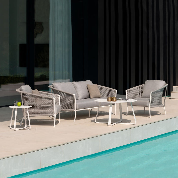 Safara loungeset white mat