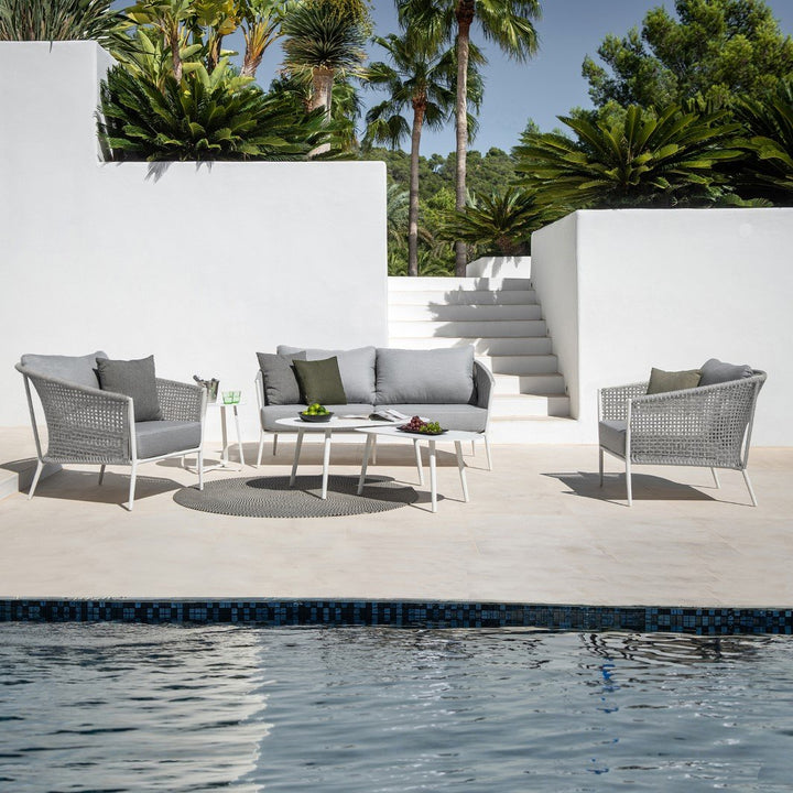 Safara loungeset white mat