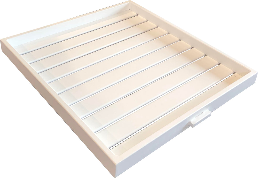 James aluminium tray white