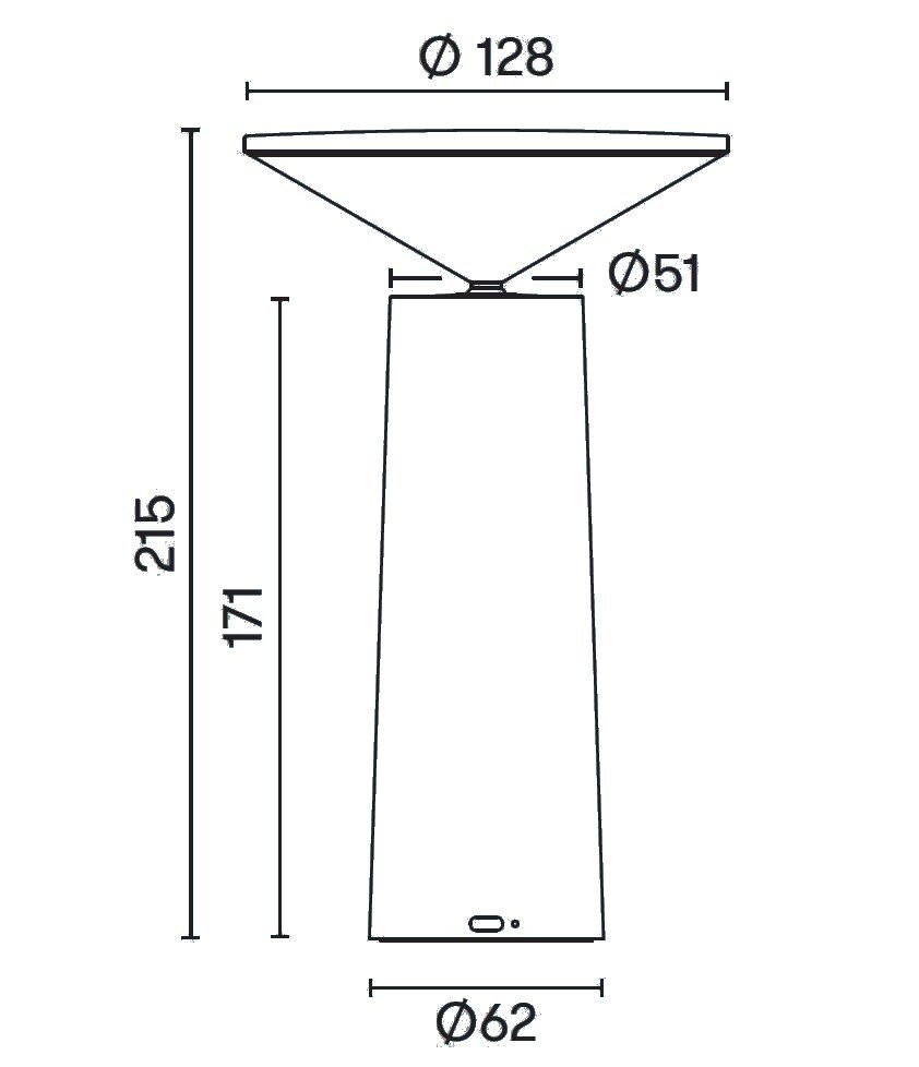 Lampe de table Grok Cocktail Olijf