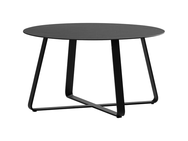 Elko koffietafel in antraciet aluminium Ø 90cm