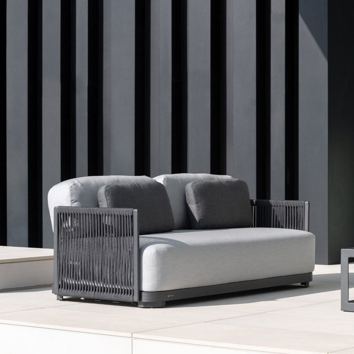 Ensemble de salon Durbuy Charbon | Teck dans le jardin