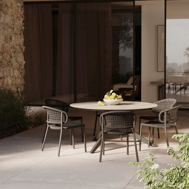 Yate Keramiek | Butterfly Stapelstoel Charcoal mat