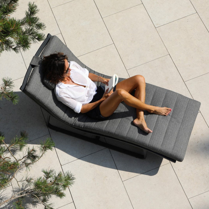 Florida daybed in antracite aluminium met sunproof kussen