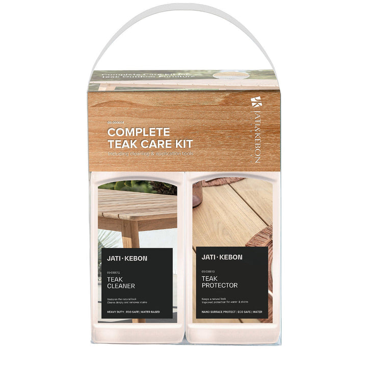 Kit complet d'entretien du teck Jati & Kebon