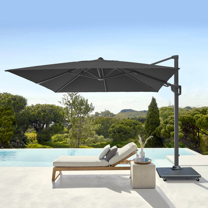 Valencia Floating parasol 300x300 Parasol+base+cover | anthracite/black 