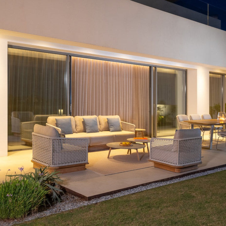 Ensemble de salon Acri | Teck dans le jardin