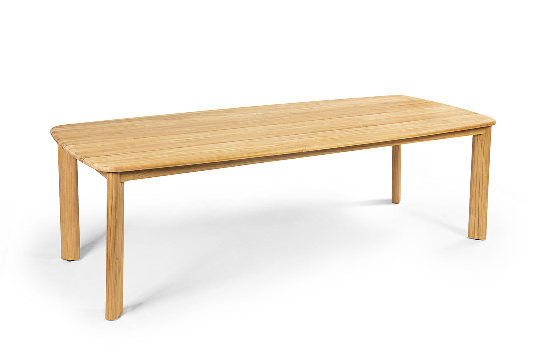 Tofino tuinset in teak met 6 stapelbare tofino tuinstoelen