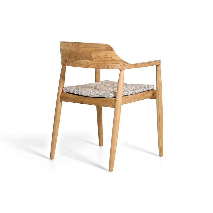 Tofino stackable garden chair in teak