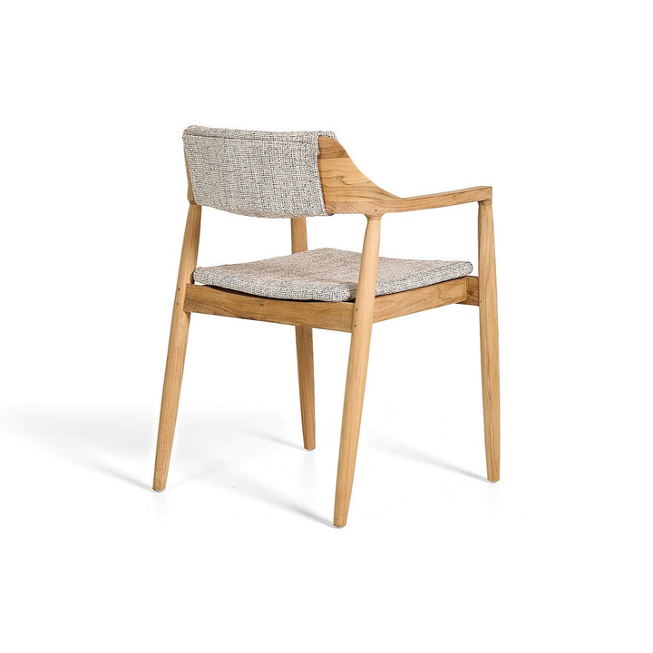 Tofino stackable garden chair in teak
