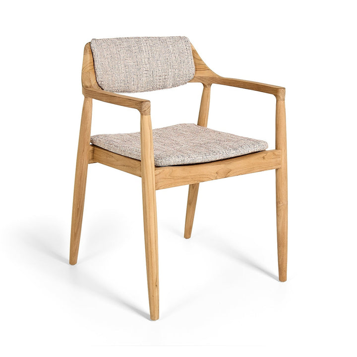 Tofino stackable garden chair in teak