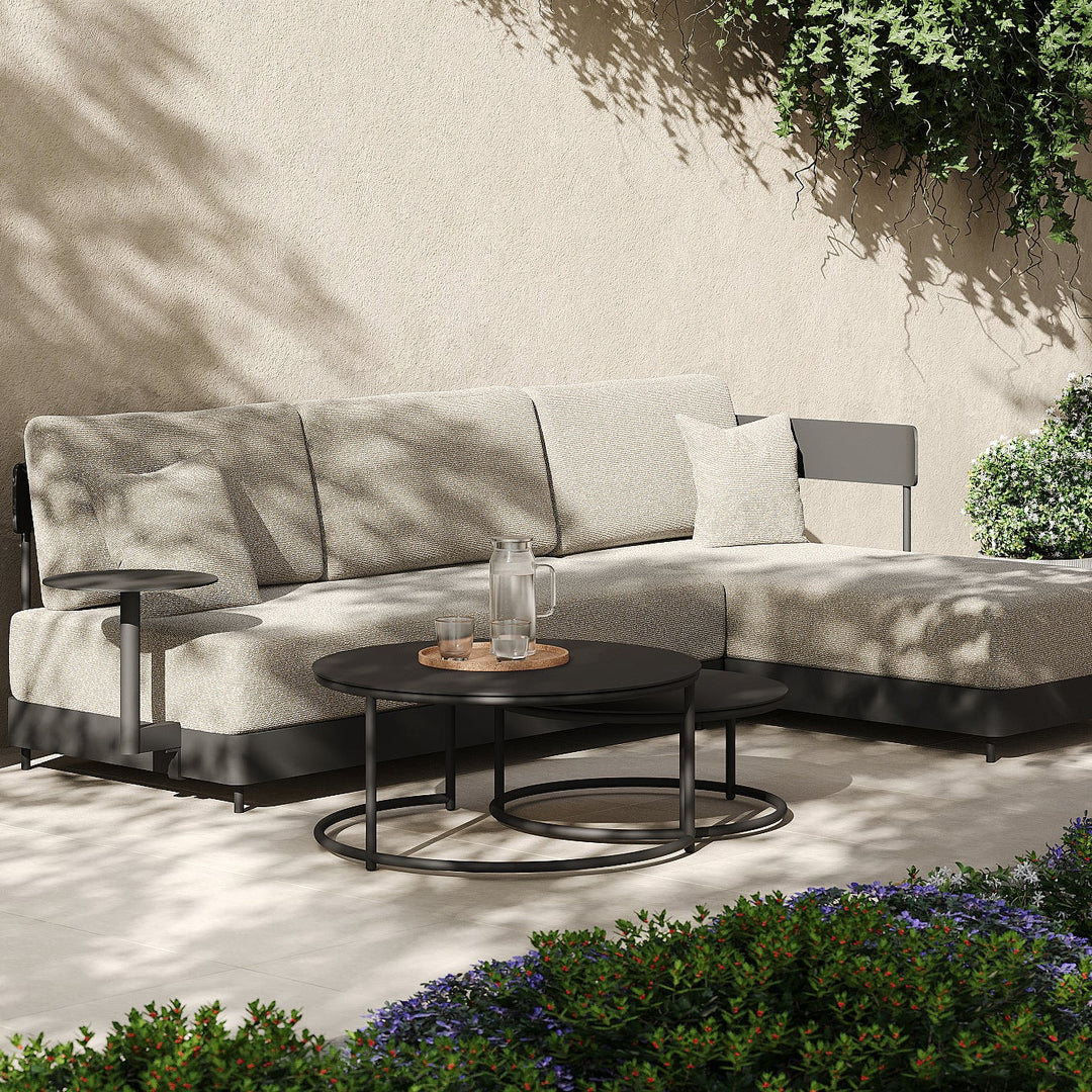 Senso lounge in antracite aluminium en all-weather kussens