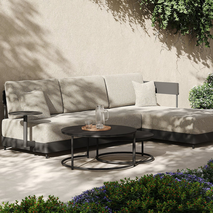 Senso lounge in antracite aluminium en all-weather kussens