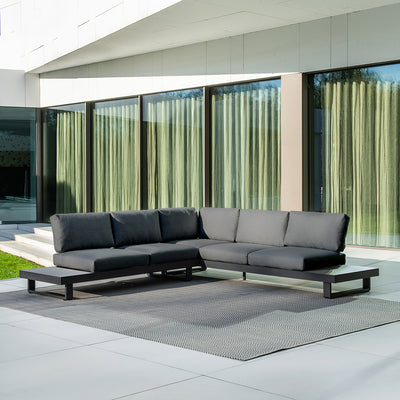 Ensemble de salon Livio noir mat 