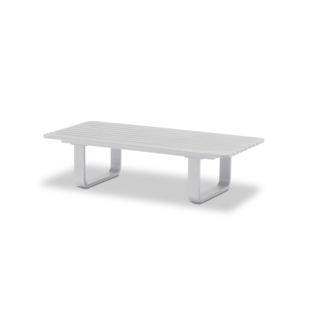 Table basse Miami blanc mat 