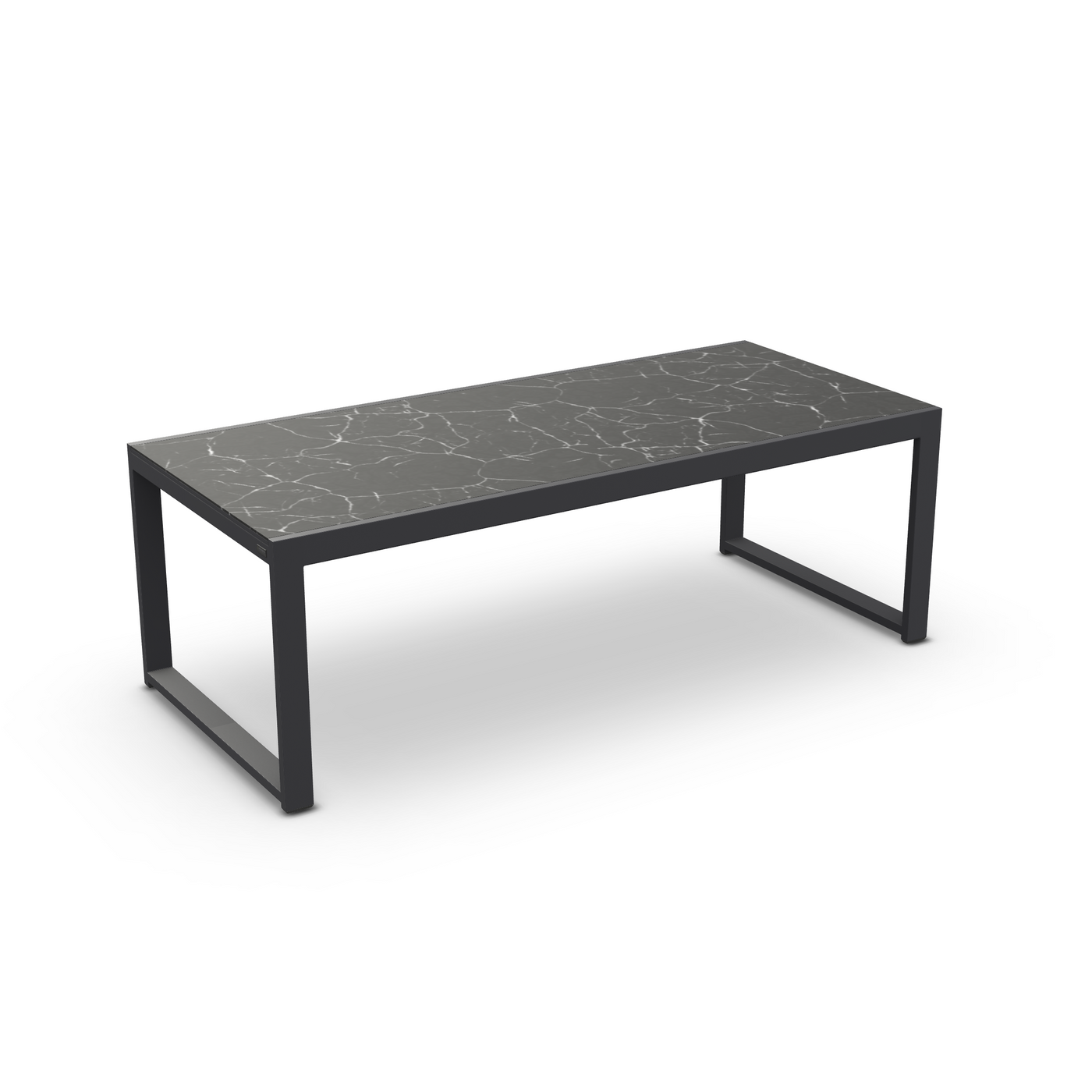Table Livorno 220-330x105 anthracite mat