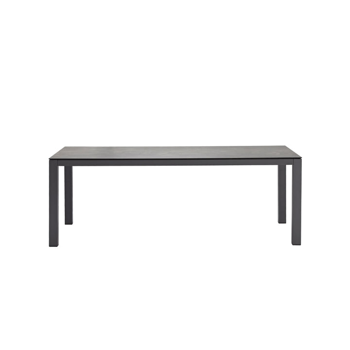 Yuma tuintafel antracite aluminium et volkeramiek marbre gris 210x100