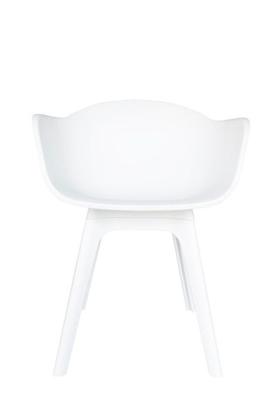 Table Xianx Ø175cm | Siège baquet Mona blanc