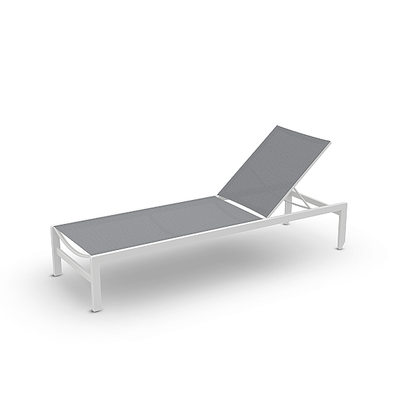 Sylth Lounger White | Light grey - Jarderi